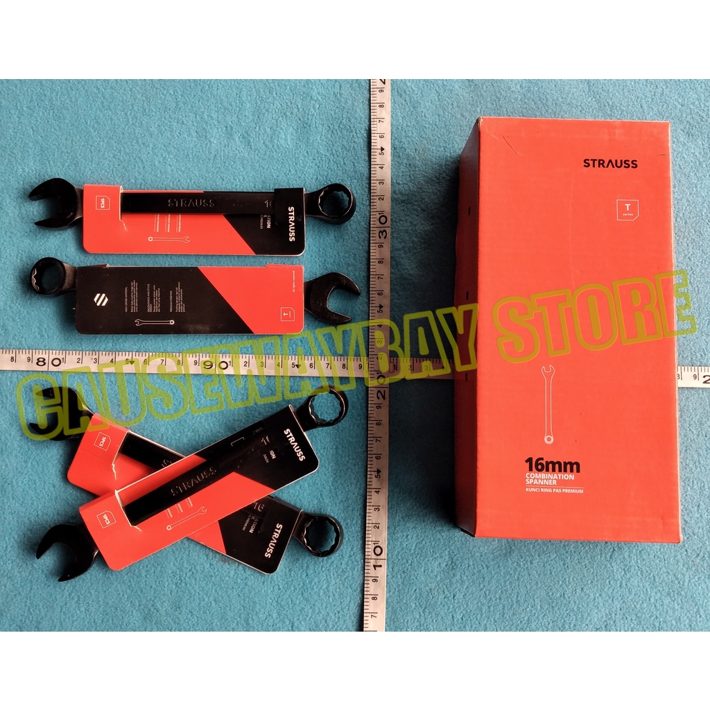 KUNCI RING PASS 16MM STRAUSS