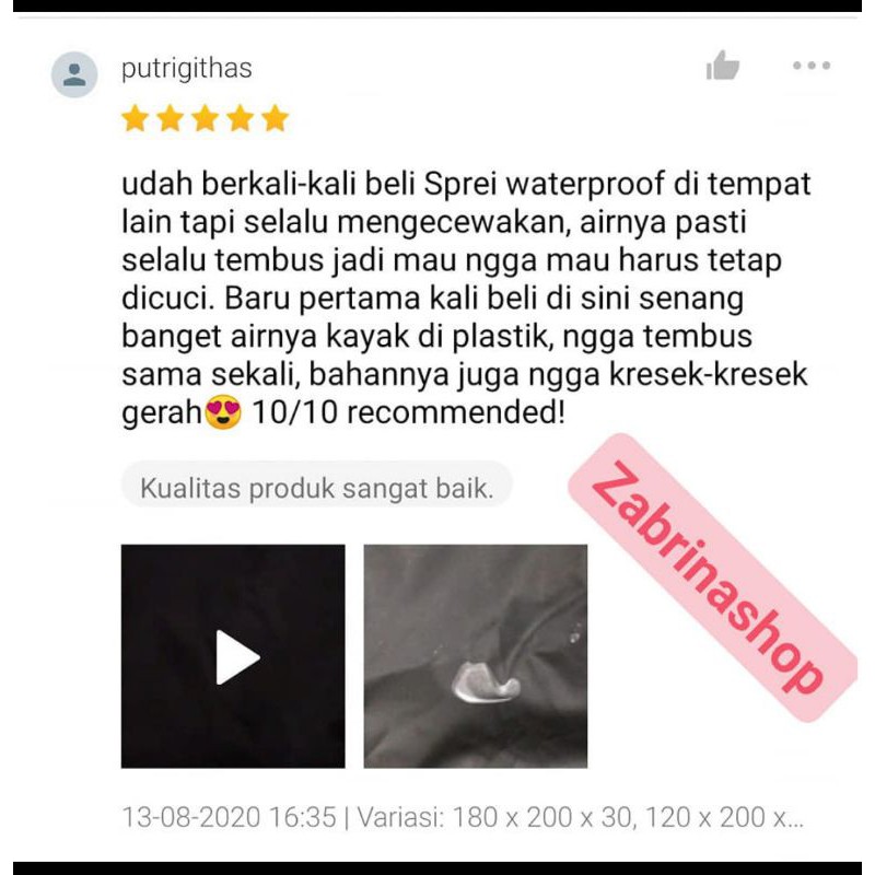 ( Harga Grosir / BISA COD  ) Sprei waterproof  Bahan Import Harga Termurah-8