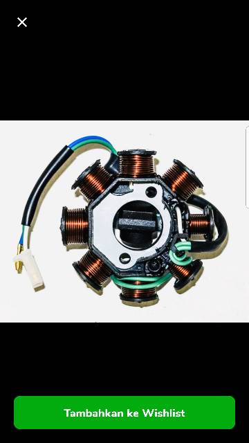 STRATOR ASSY SPOOL ASSY SPULL GULUNGAN TO + PULSER SMASH A CLASS