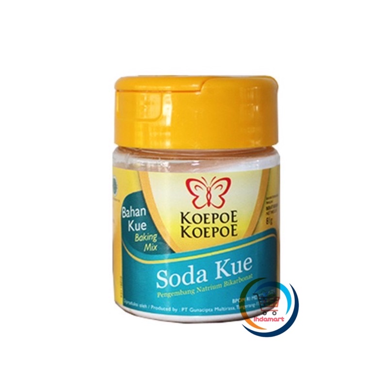 

Soda Kue 81 gr / TBM Pengemulsi 80 gr Cap Koepoe Koepoe