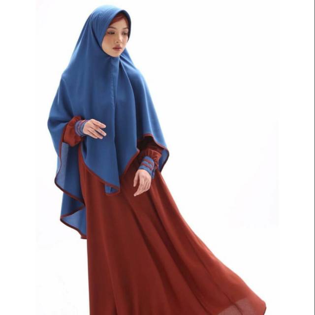 [AULIA] SALE 30% AULIA SET GAMIS ABAYA DRESS SET HIJAB KERUDUNG SYAR'I MELLIANA SIENNA  BAHAN WOLLYC