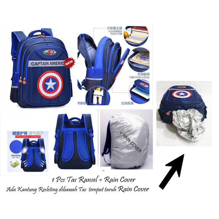 tas sekolah anak Elegan Ransel Kartun Premium Batman Koper V TAS ANAK Kuda Poni SD Batman Kart