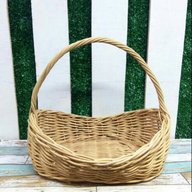 Keranjang Rotan Oval