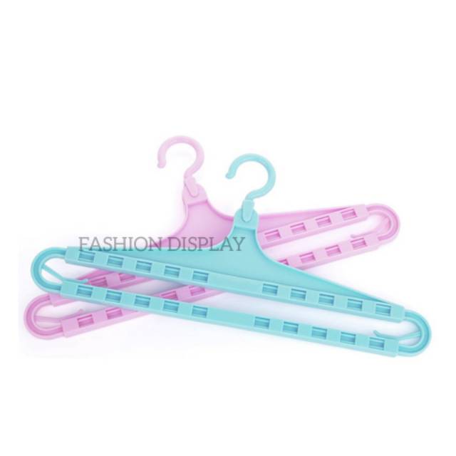 Hanger Plastik Hanger Jemuran Handuk Jemuran Sprei Hanger Selimut Hanger Sejadah Geser -BH