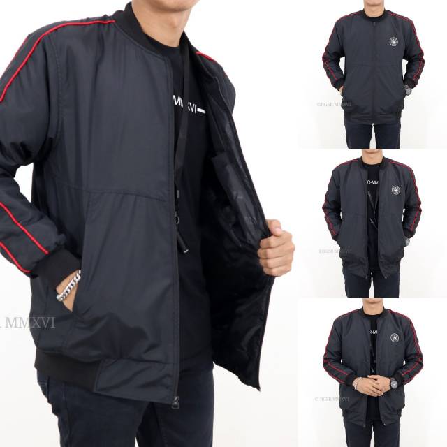 JAKET PRIA BOMBER LIST BGSR #JAKET LORENG HITAM ARMY #Parka Camo Premium