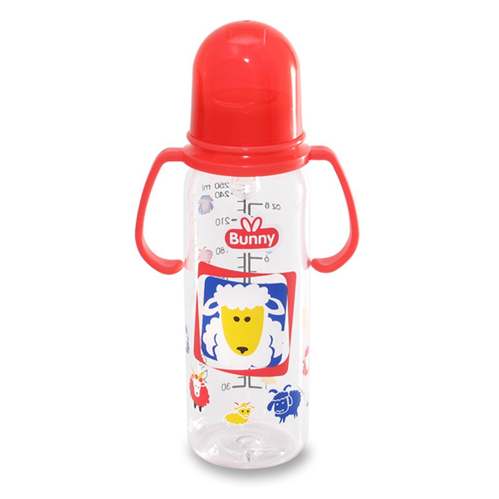 Botol gagang lusty bunny 240 ML - Botol Susu With Handle