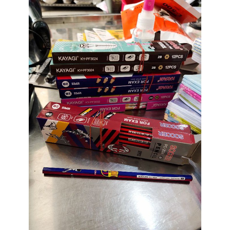 

PENSIL KARAKTER MURAH / PENSIL 2B KAYU / PENSIL KAYU 2B MOTIF SUOERHERO KAYAGI UNICORN EIFFEL