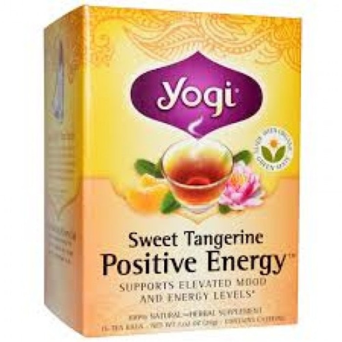 

Yogi Tea, Positive Energy, Sweet Tangerine, 16 Tea Bags, 1.02 oz