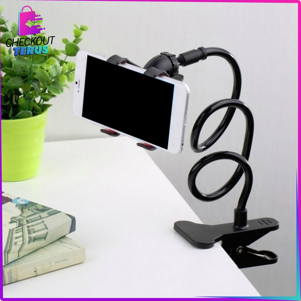 CT C372 Lazypod Phone Holder Penyanggah Hp Aksesoris Phone Lazypod Hp Lazypod Jepit 2 Clips Holder Hp