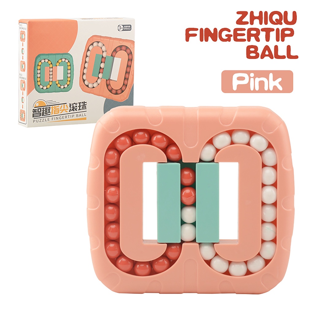 New Rotating Magic Beans Cube Fingertip Fidget Toys Kids Adults Stress Relief Spin Bead Puzzles Children Education Game