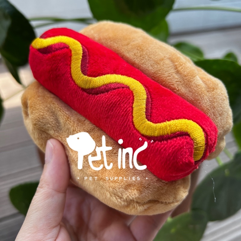 hotdog squeaky toy