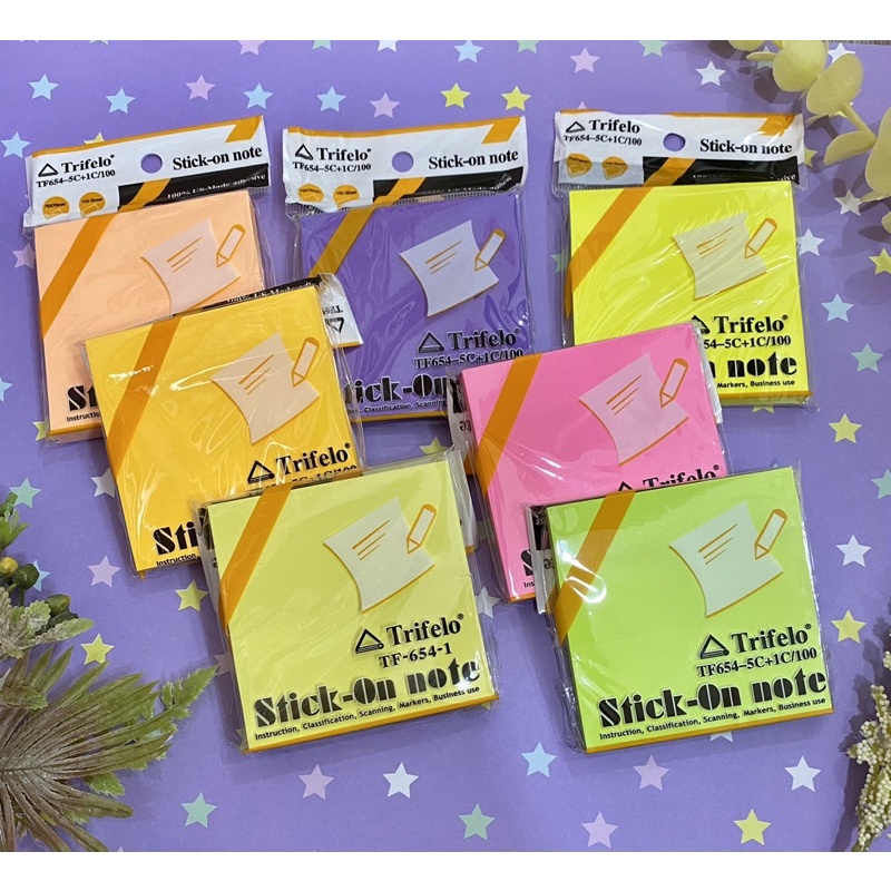 

STICK NOTE TF 654 | STICK-ON (76x76MM) 100 LEMBAR | MEMO
