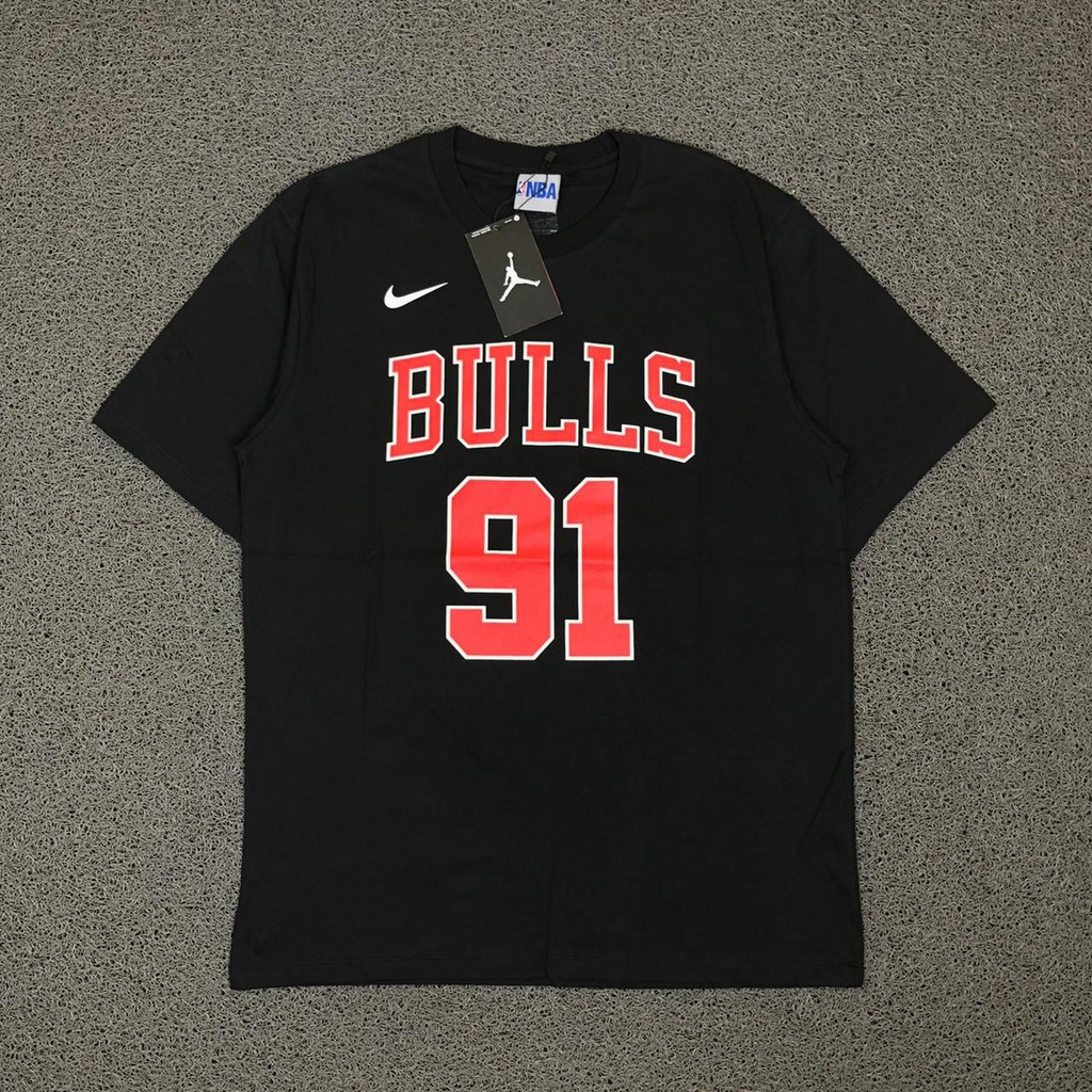 Kaos Nike NBA Chicago Bulls Dennis Rodman 91