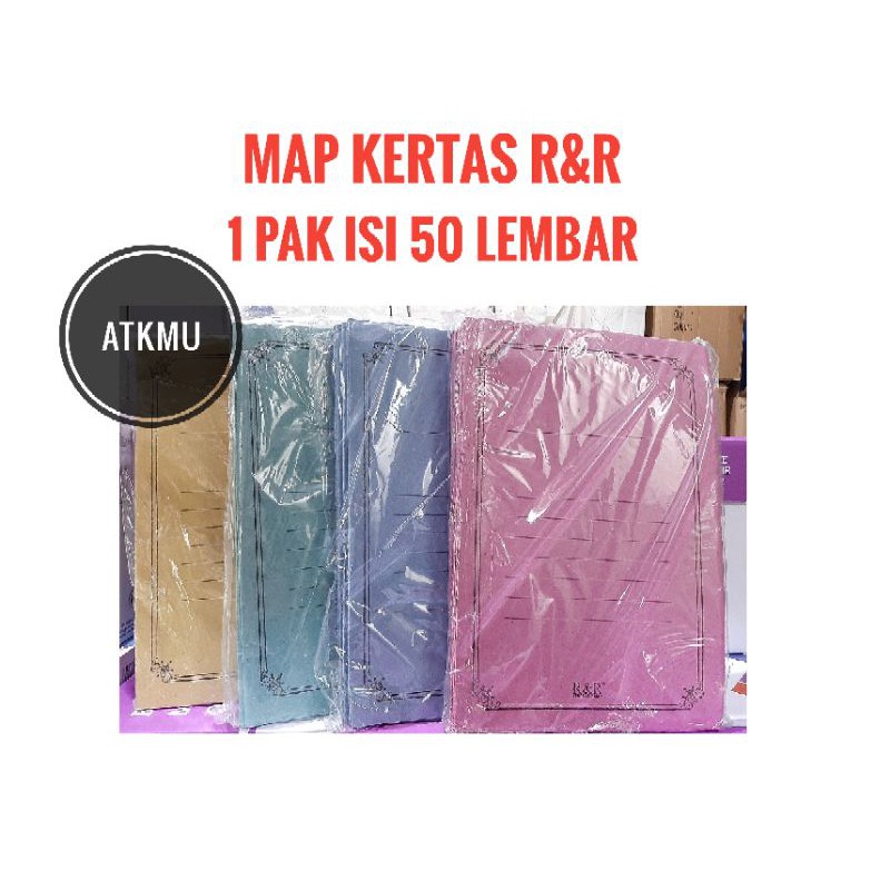 

Map Kertas R&R / Stopmap Kertas Folio 1 Pak isi 50 Lembar