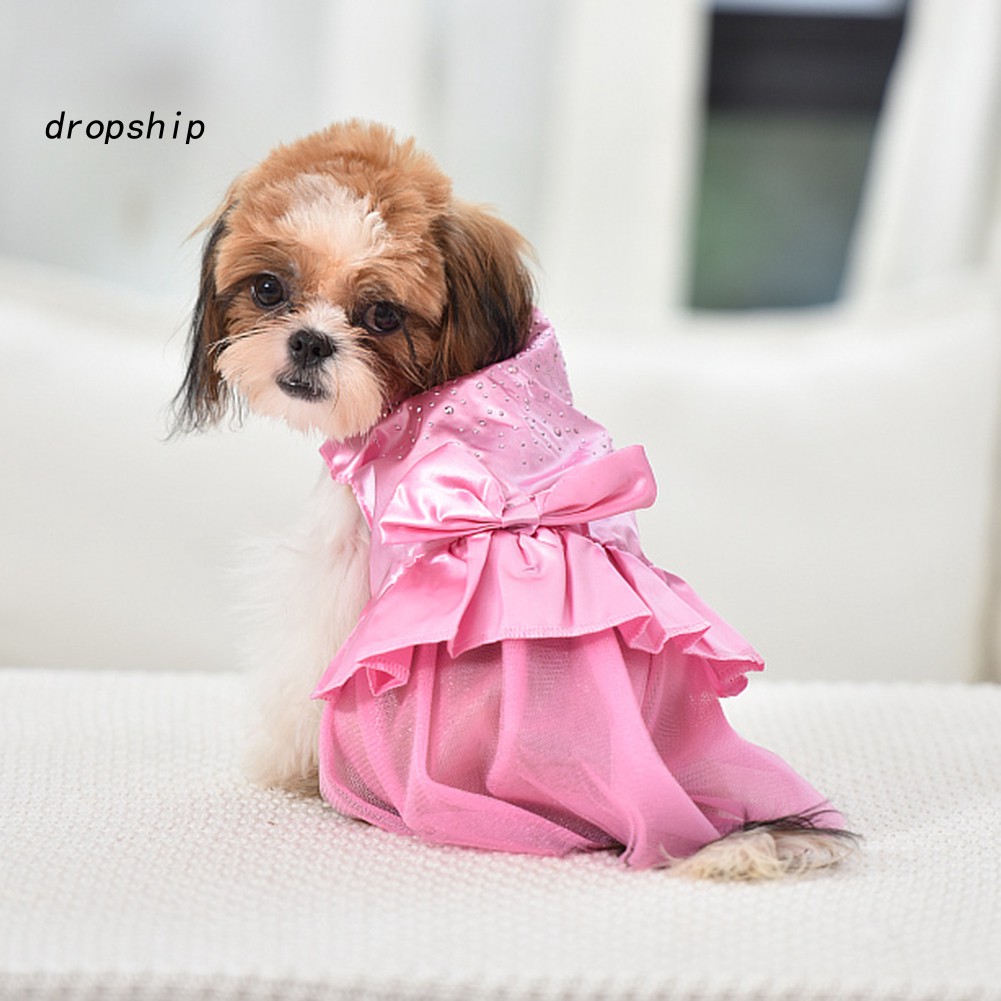 Dress Tutu Princess Lucu Anjing Kecil Untuk Musim Panas Semi