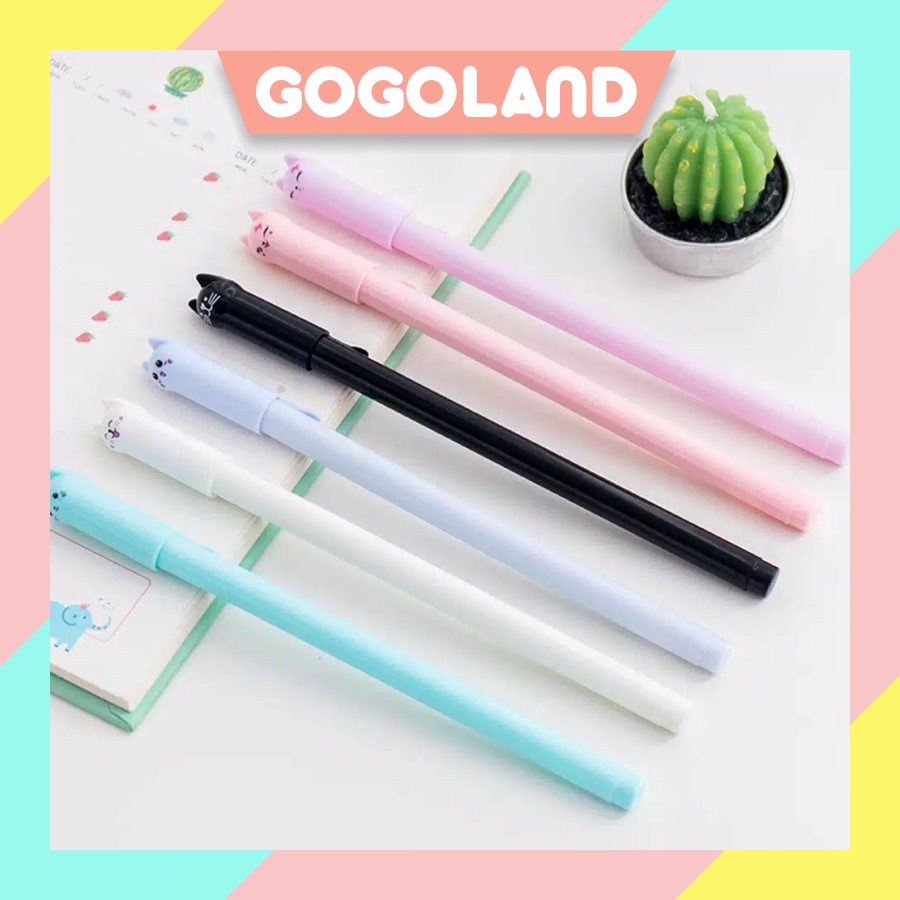 

⭐Gogoland⭐ PULPEN KUCING MURAH 6 WARNA - PENA UNICORN BARU - PENA KARAKTER KUCING R207 R340