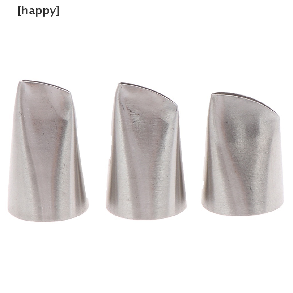 3 Pcs Nozzle Icing Piping Bentuk Kelopak Bunga Mawar Austin Untuk Dekorasi Kue