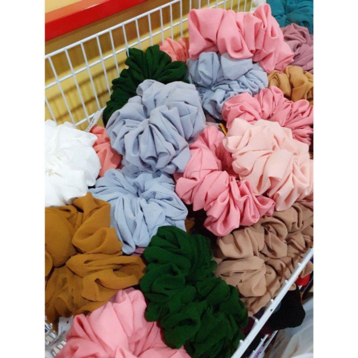 Scruncie Super JUMBO  Scrunchie Ikat Rambut Jumbo Promo