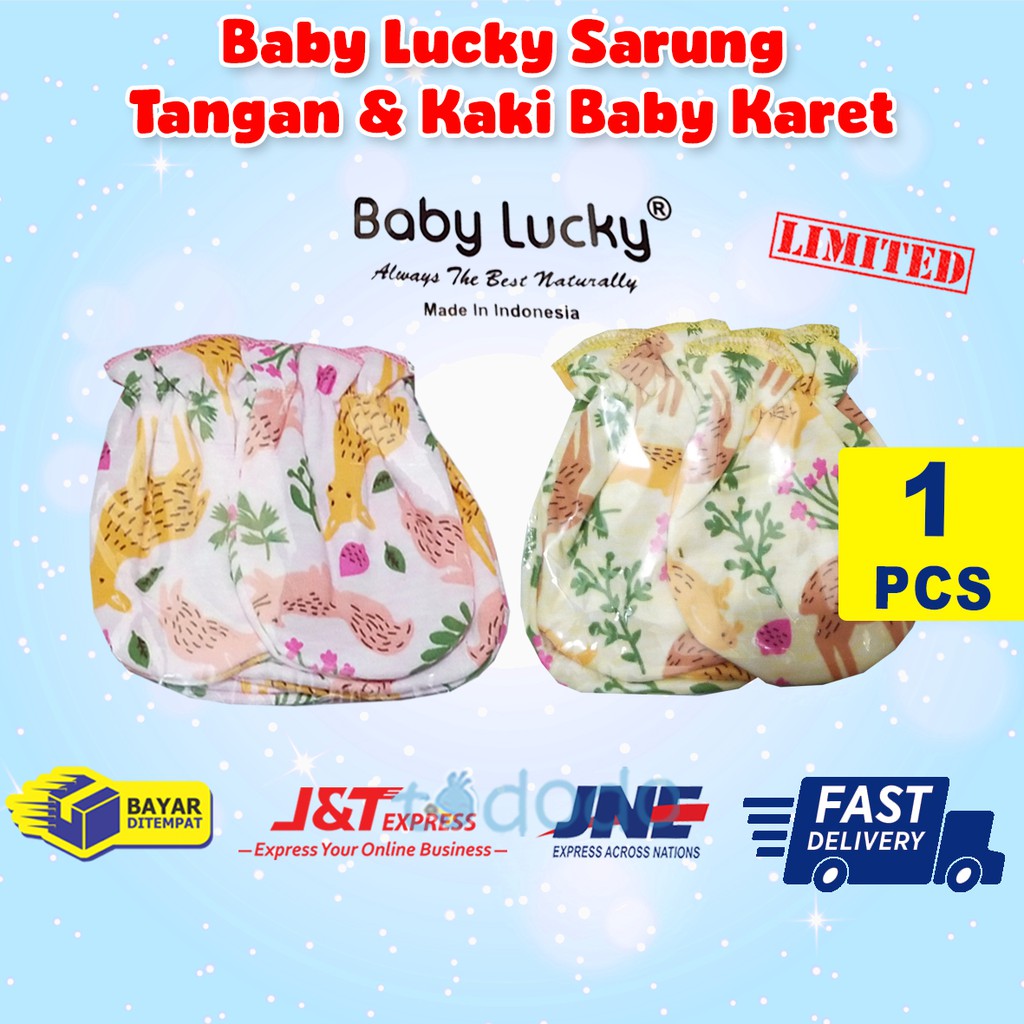 Baby Lucky Sarung Tangan dan Kaki Baby Karet