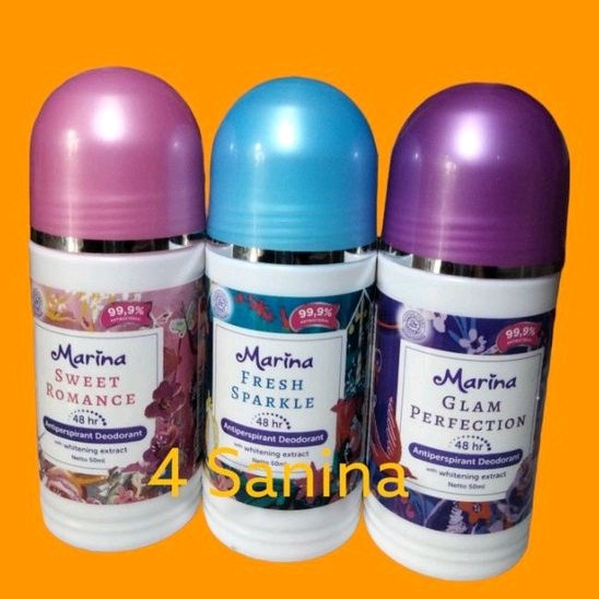 Marina deodoran 50ml / marina deodorant roll on.