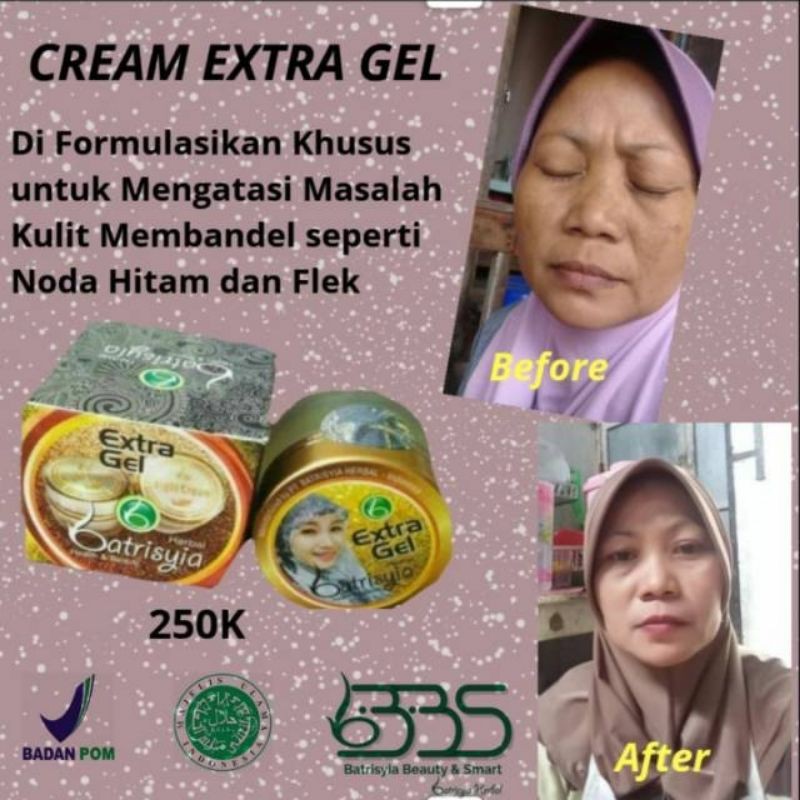 

Cream Extra Night Gel Batrisyia Herbal