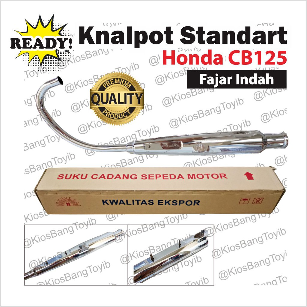 Knalpot Standart Beat/Jup Z1/Supra X125 2014/Spin/Revo Fit/Smash Titan/Mio Sporty/C70 ✶FAJAR INDAH✶