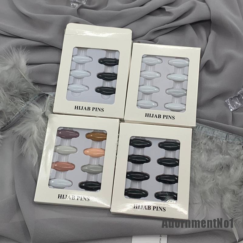 (Adornmentno1) Pin / Bros Aksen Berlian Imitasi Bahan Plastik Untuk Aksesoris Syal / Hijab Wanita Muslim