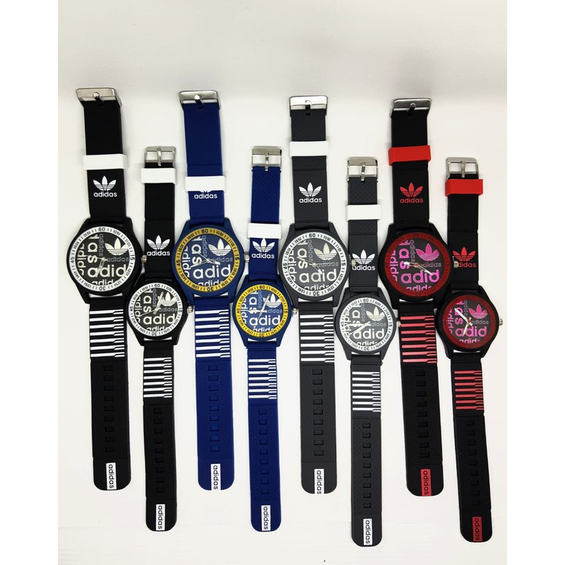 Jam tangan karet adidas murah