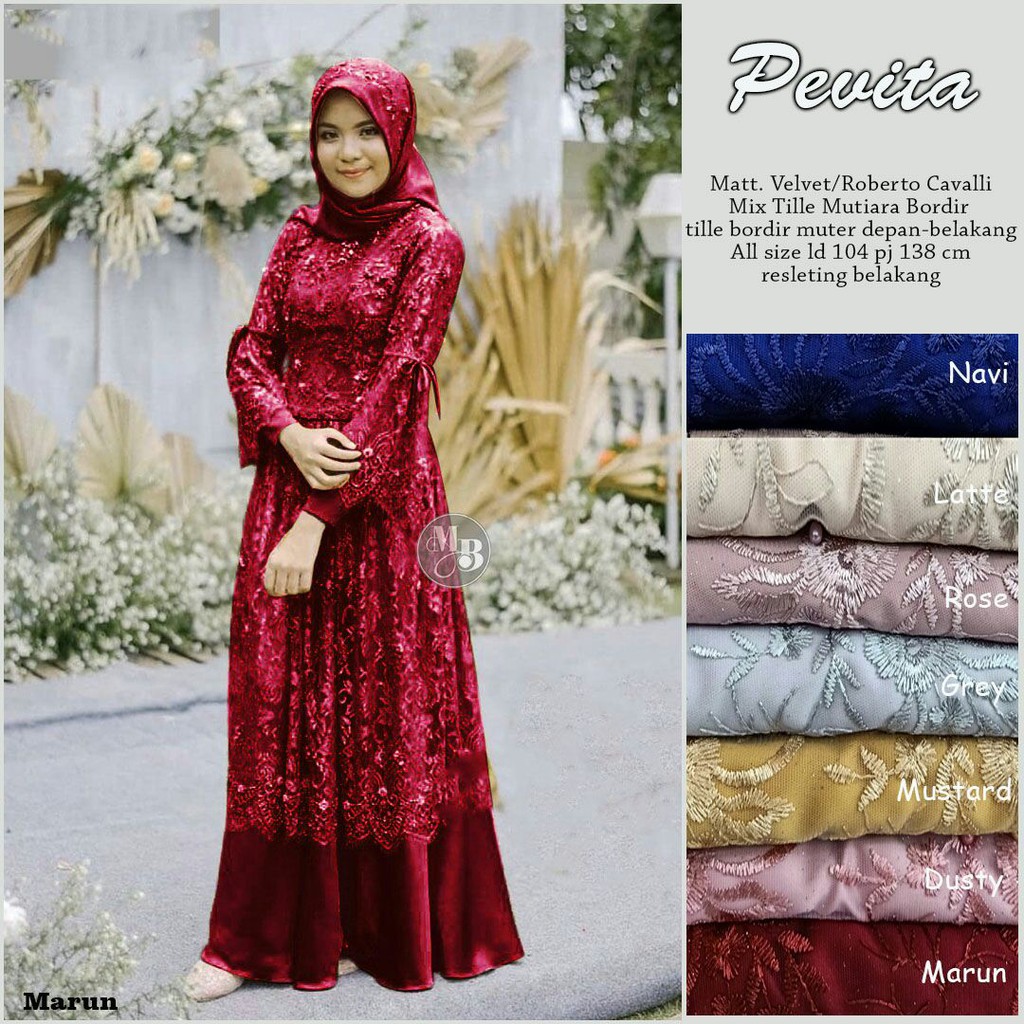 GAMIS BROKAT PEVITA