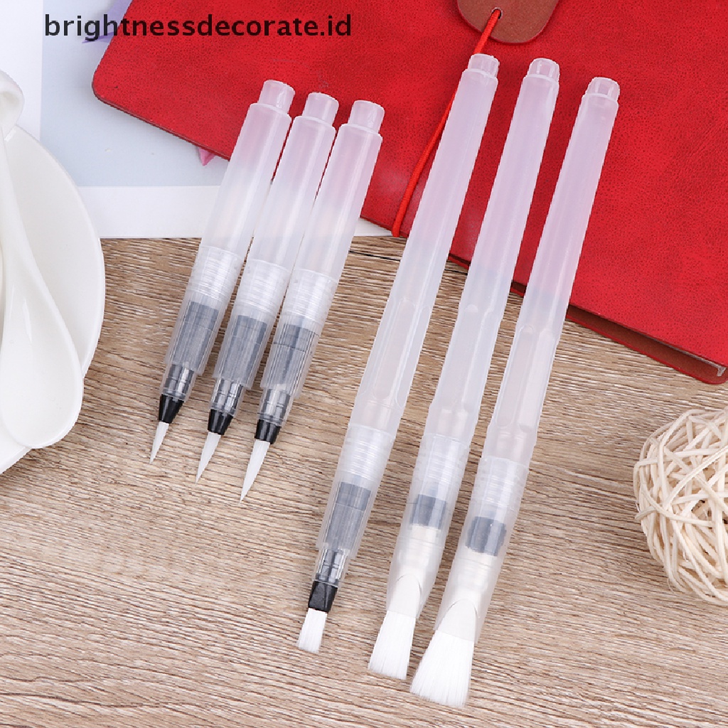 [birth] Refillable Paint Brush Water Color Brush Soft Watercolor Brush Ink Pen Art Tool [ID]