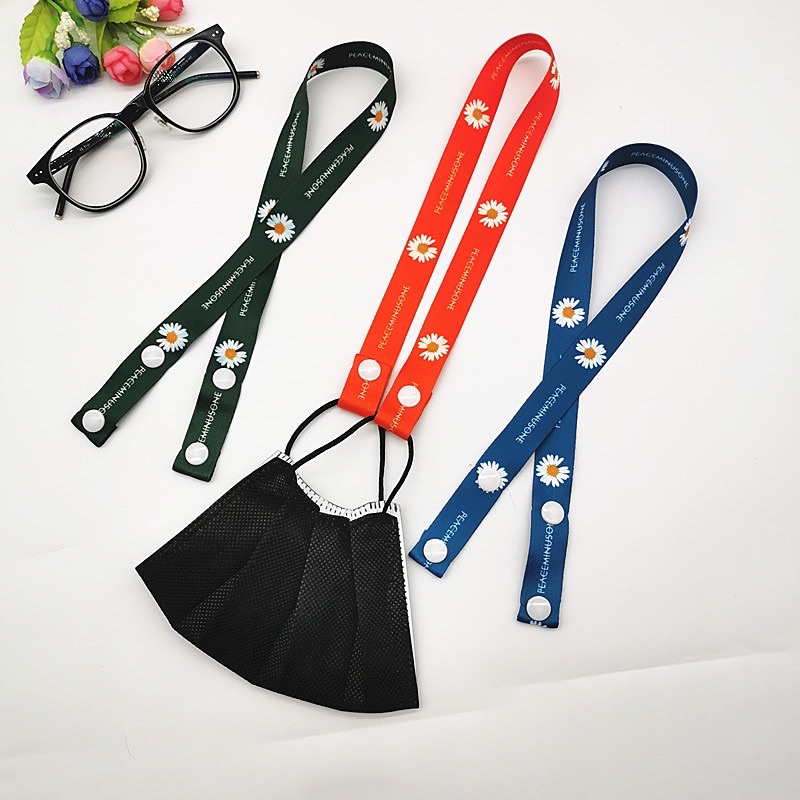 TALI MASKER ANAK MOTIF KARAKTER KARTUN GAYA KOREA / KALUNG MASKER / LANYARD MASKER