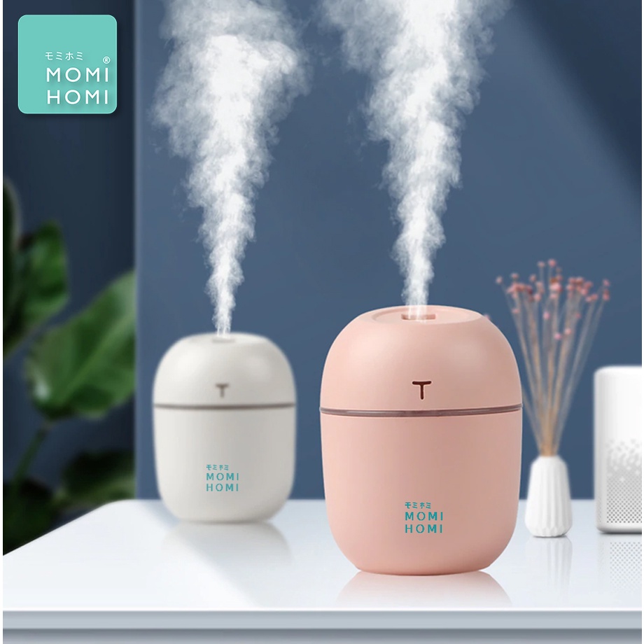 MOMI HOMI Humidifier LED lampu AromaTerapi Diffuser oils oil pelembab pengharum ruangan anti virus 13 Peneyebar Minyak Esensial