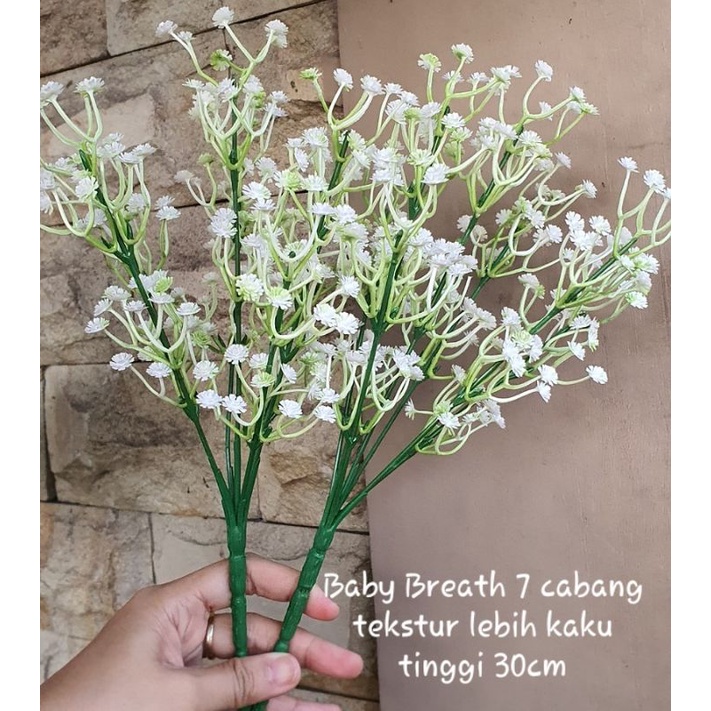 Baby Breath Ghypshopila / Bunga Mini Artificial Dekorasi Bucket