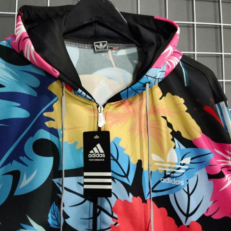 Ea9CodeJAKET TRACKTOP ADIDAS MIRROR FULL PRINTING MOTIF BUNGA/JAKET ADIDAS TRAKTOP/JAKET OLAH RAGA/C