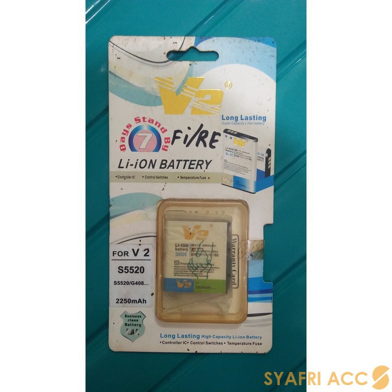 Battery Baterai Long Lasting V2 Samsung S5520