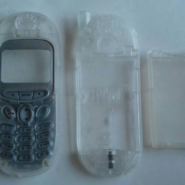 Casing motorola t190 transparan tulang