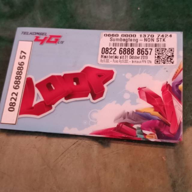 Nomor Cantik Simpati Loop