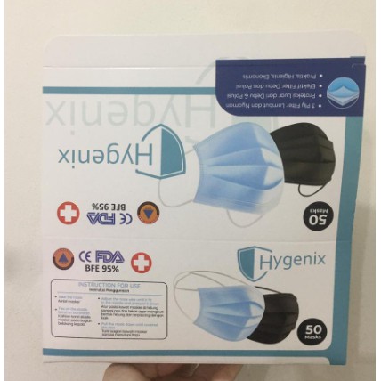 MASKER 3 PLY EARLOOP HEADLOOP 50PCS-6