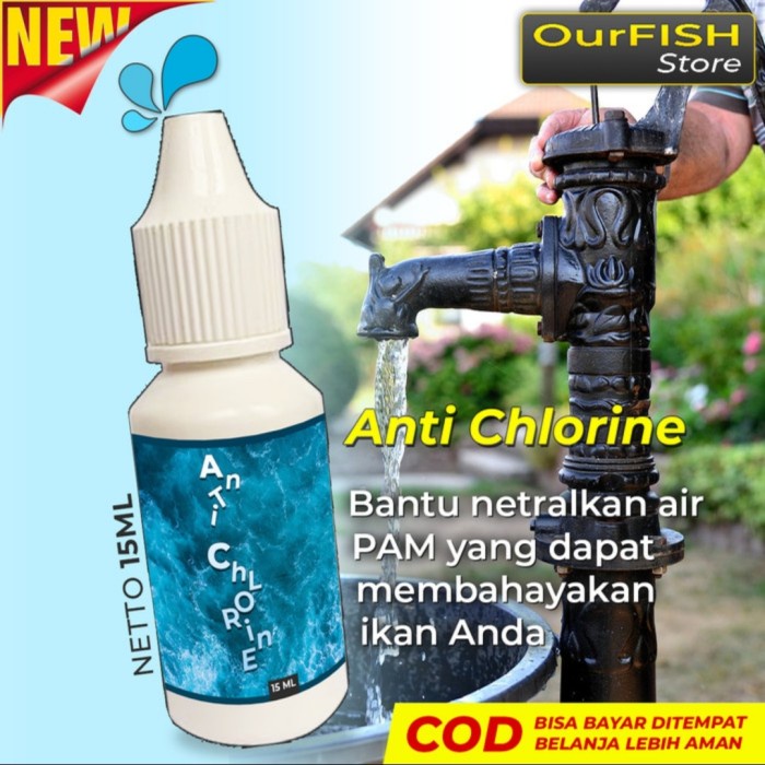 OURFISH - Anti Chlorine Penetral Kaporit Air Pam