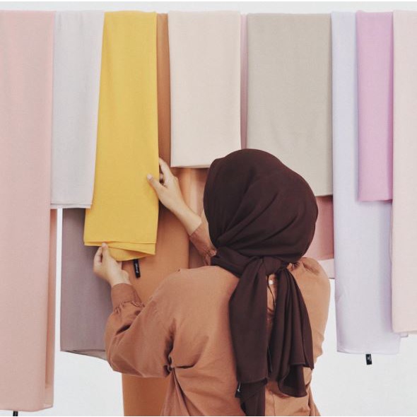 BV.ID HJ182 HEAVY CHIFFON PASHMINA ARABIAN PASHMINA PREMIUM QUALITY CHIFFON HIJAB IMPORT HIJAB