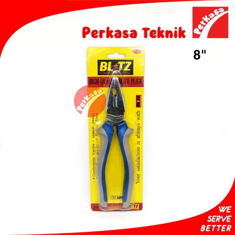 Tang Kombinasi 8 inch BLITZ Chrome