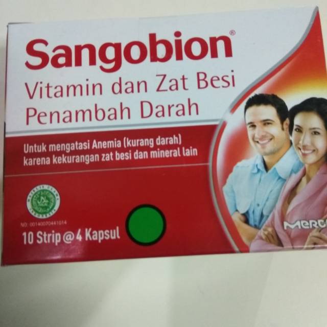 Sangobion penambah darah isi 4kapsul