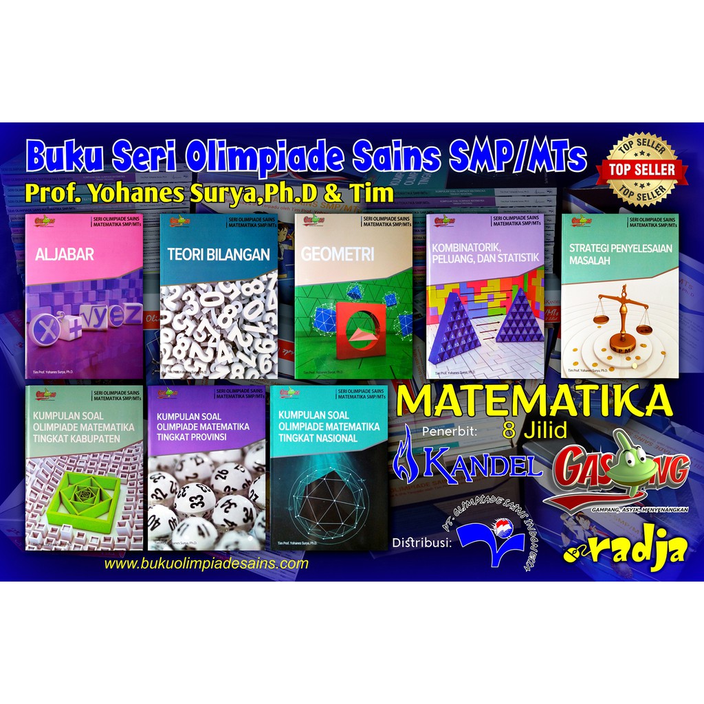 BUKU OLIMPIADE MATEMATIKA SMP New 2020 Yohanes Surya