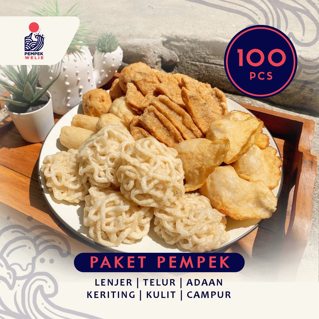 

PEMPEK IKAN TENGGIRI - PAKET 100 PCS BY PEMPEK WELIE