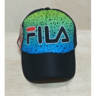 (Free Ongkir) Topi Trucker Premium FILA FULL PRINT - Topi Trendy Model Terbaru Pria dan Wanita