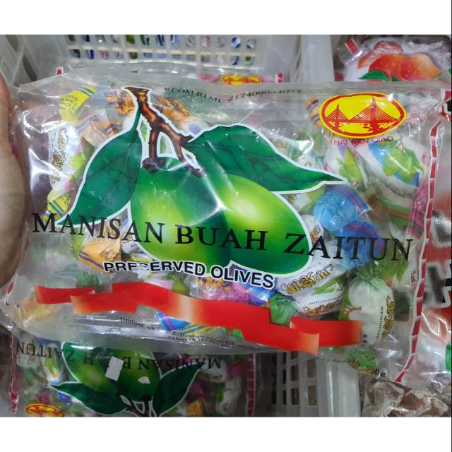 

Manisan buah zaitun 250gr preserved olives