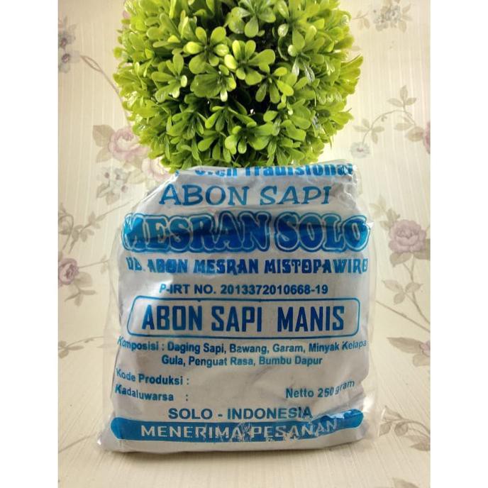 

Abon Sapi Manis Mesran Solo 250Gr