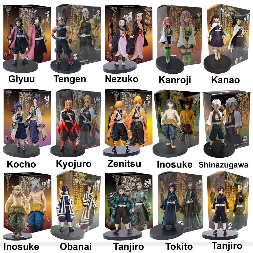 Demon Slayer Kimetsu no Yaiba Nezuko Tanjiro Tokito Tengen Obanai Inosuke Kanao Zenitsu Kanao Box Ac