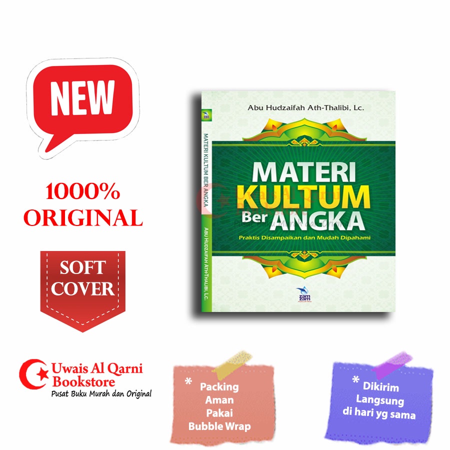 BEST SELLER ORIGINAL BUKU MATERI KULTUM BERANGKA - ZAM ZAM