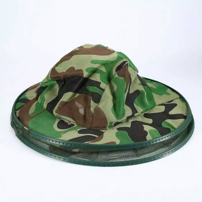 Topi Camo Jaring Pelindung Anti Nyamuk Anti Serangga lebah bee hat